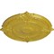 Ekena Millwork Attica Acanthus Leaf Ceiling Medallion (Fits Canopies up to 3 1/4"), 30 1/8"OD x 1 1/2"P, Rich Gold CM30ATRGS - alternate 2